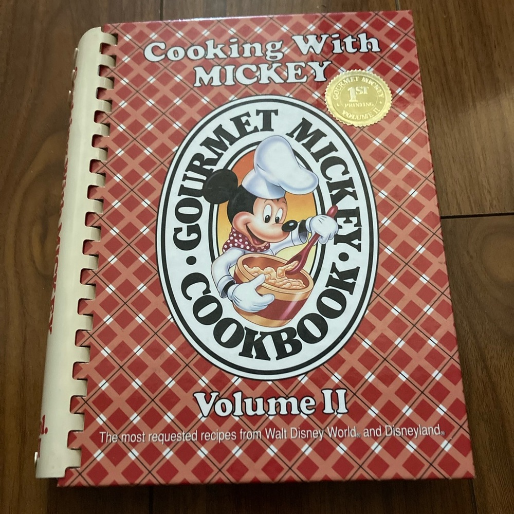 Cooking With Mickey Gourmet Cookbook Volume II - Red